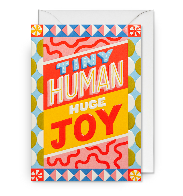 Tiny Human New Baby Card