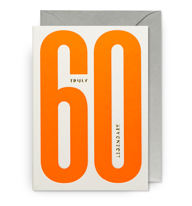 Truly Legendary Milestone 60th Birthday Card