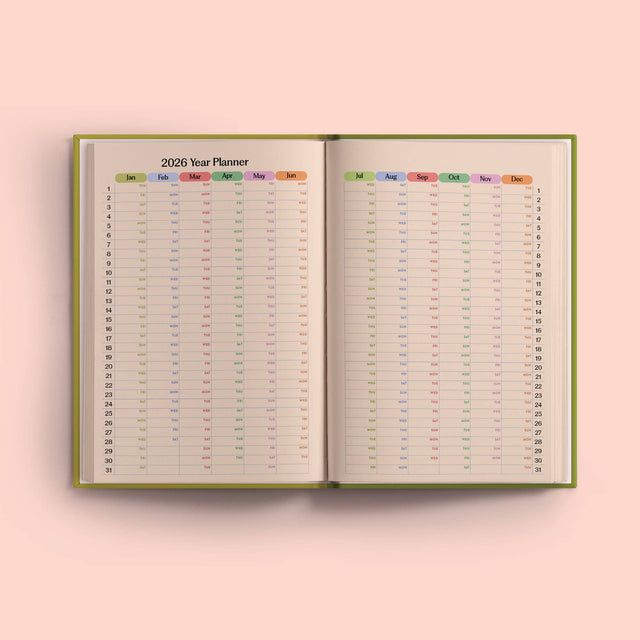 Organised Chaos 2026 Weekly Planner