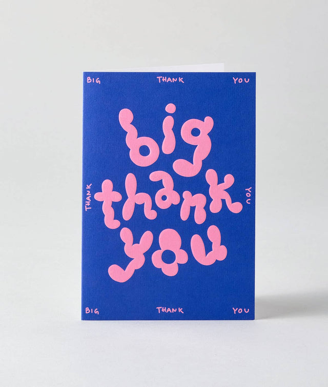 Big Thank You Embossed Card