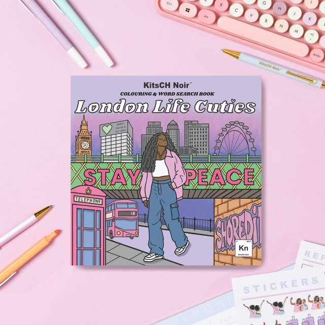 London Cuties Colouring & Word Search Book