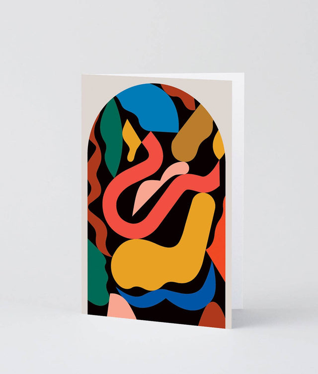 Through The Window Art Card