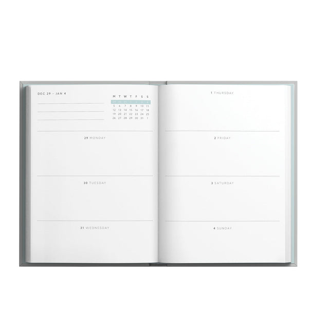 Candy Stripe Linen Cover 2026 Diary