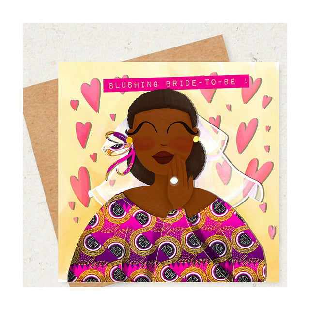 Bride To Be Engagement Card