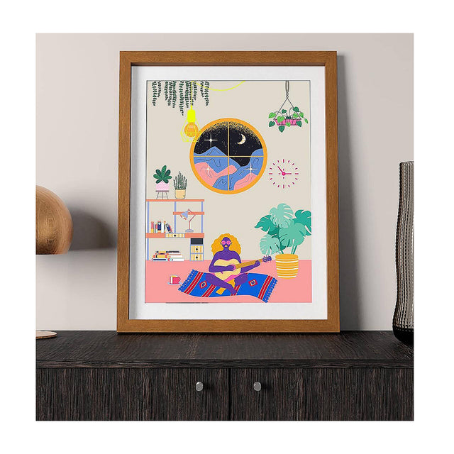 Paradise House: Chillout Room Art Print