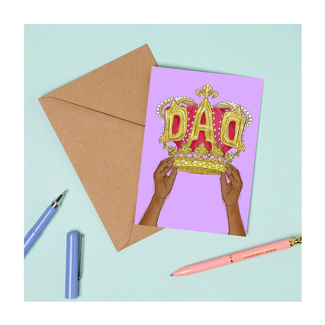 Dad Crown Card