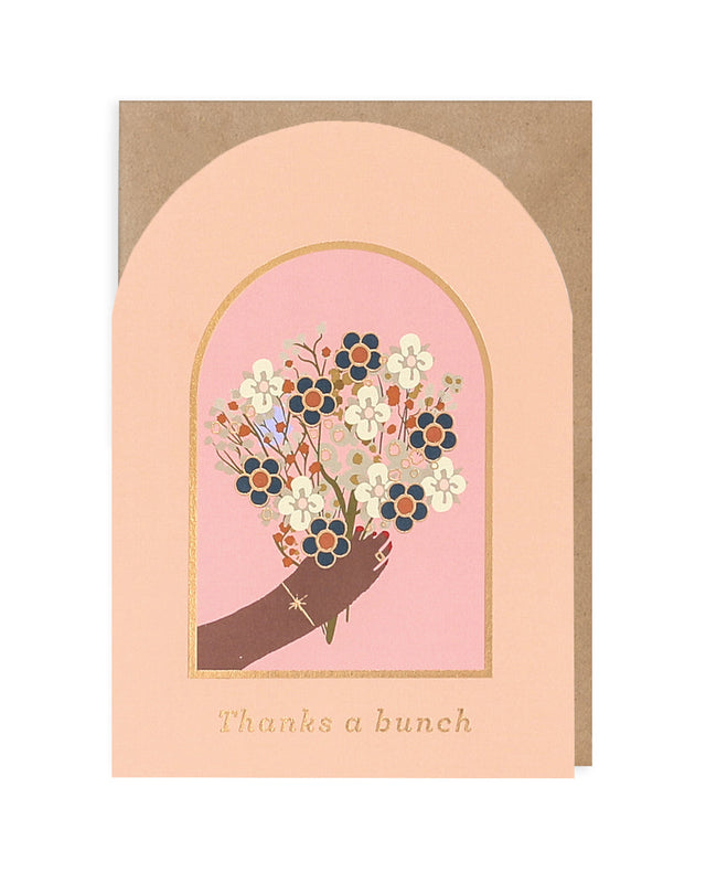 Thanks A Bunch Florals Card