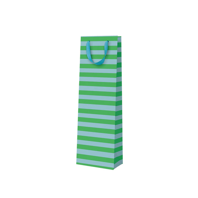 Green And Blue Bottle Bag