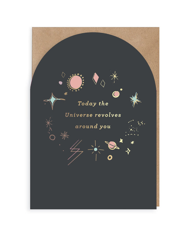 Today Universe Revolves Card