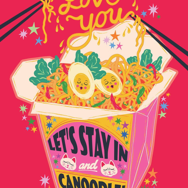 Lost Plots Noodle Lovers Valentine Greeting Card