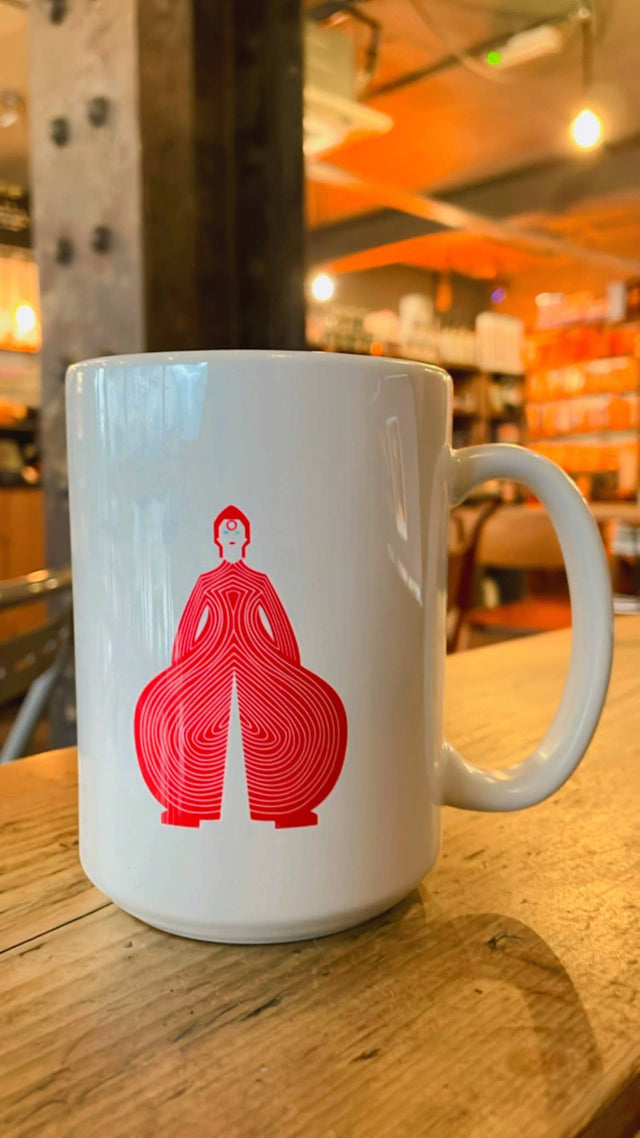 David Bowie Cat From Japan Large Mug