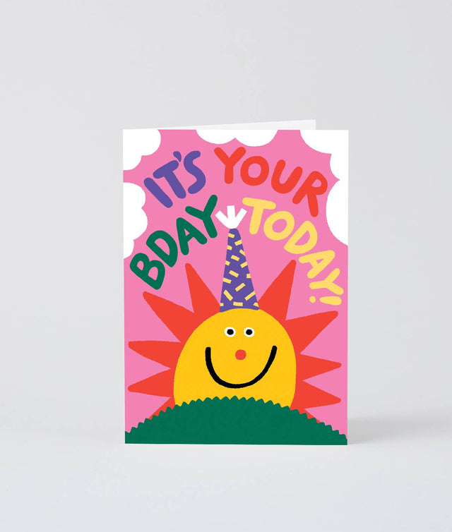 It's Your Bday Today' Greetings Card