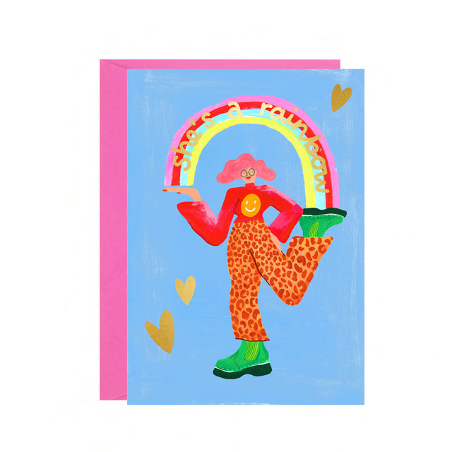 She's A Rainbow Card