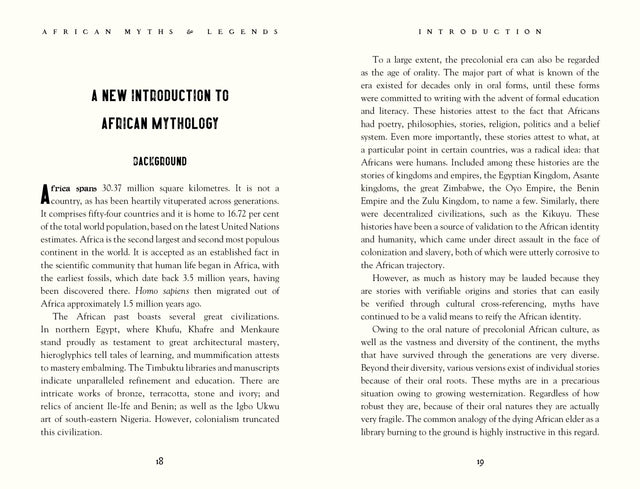 African Myths & Legends (Collector's Editions)