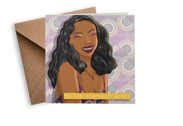 Birthday Girl Greeting Card