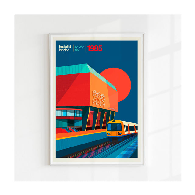 Brutalist London: Brixton Rec Art Print