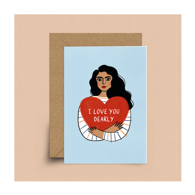 Love You Dearly Card