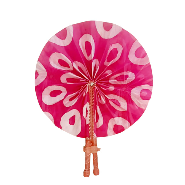 Wax-Resist Hand Fans