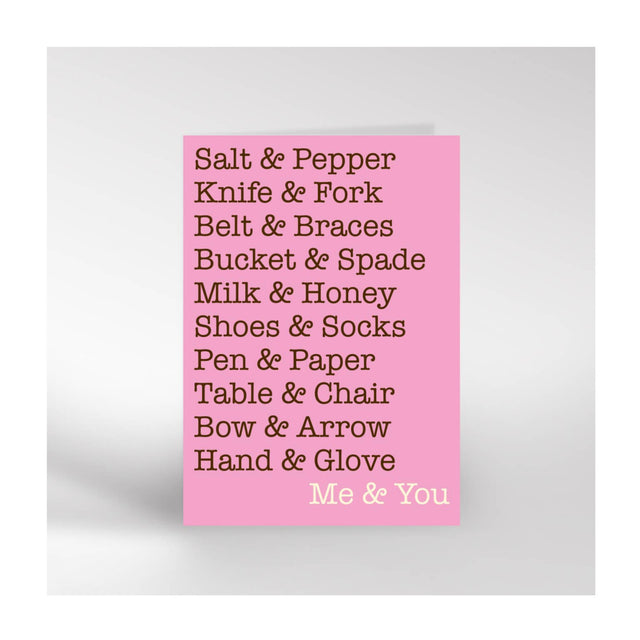 Salt & Pepper Card
