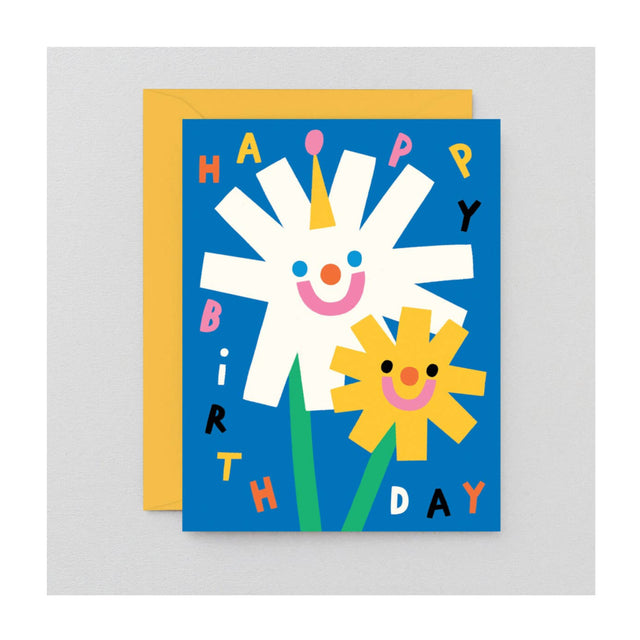 Birthday Flowers Kids Card