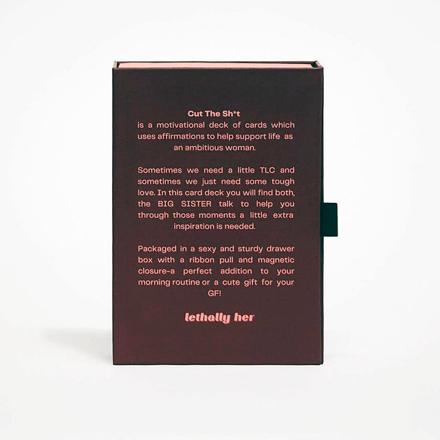 Cut The Sh*t Affirmations Card Deck