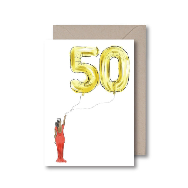 50! Birthday Card