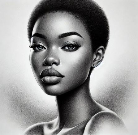 Pencil Beauty 1 Card