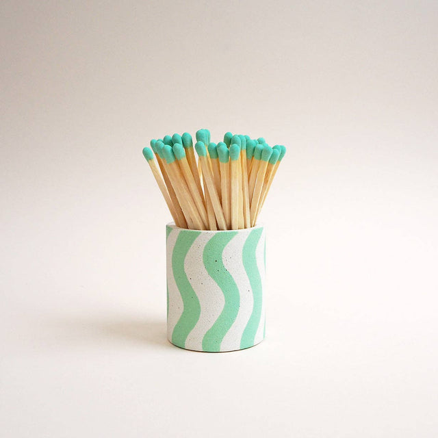 Stripes And Squiggles Match Stick Holders