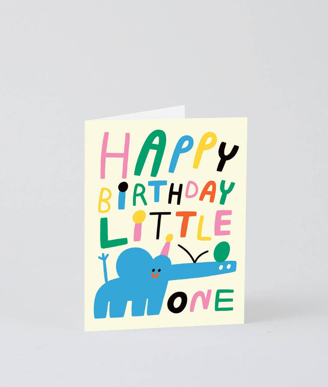 Happy Birthday Little One Kids Birthday Greeting Card