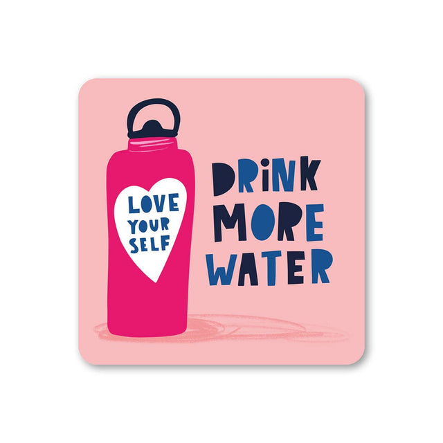 Drink More Water Coaster