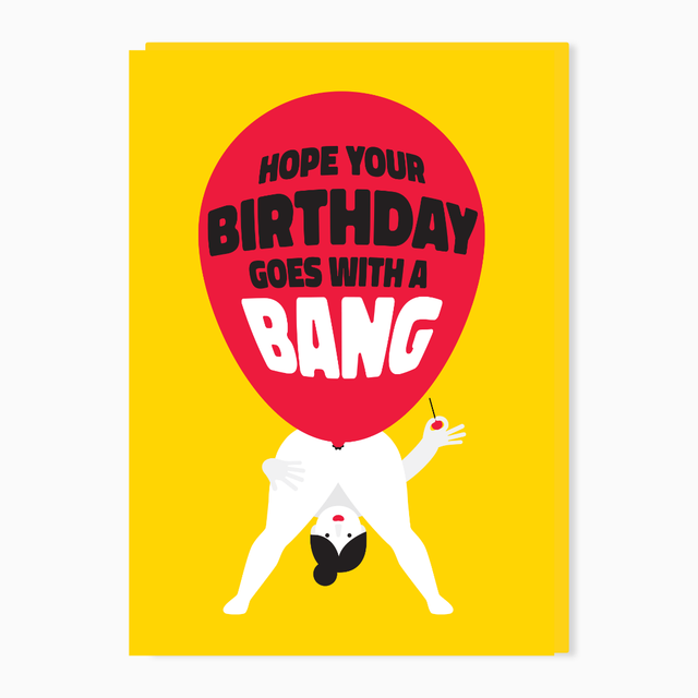 Birthday Bang Greeting Card