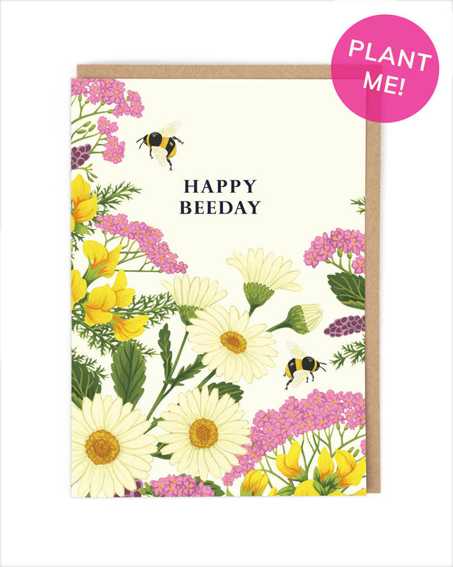 Happy Beeday Card