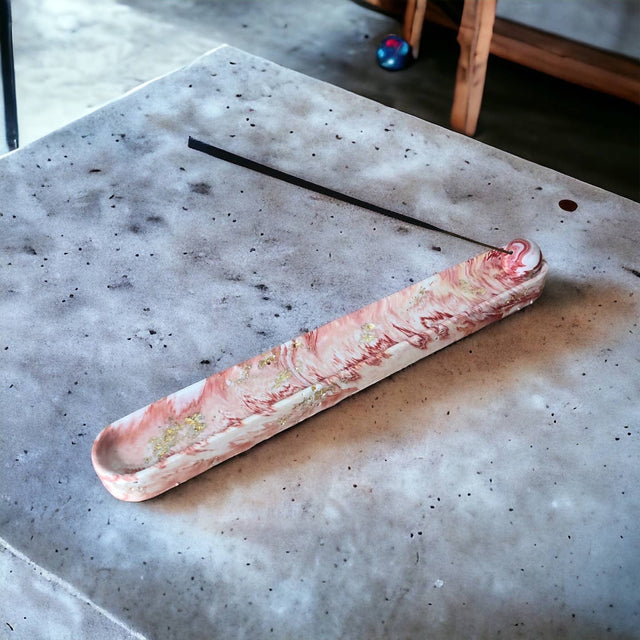 Handmade Jesmonite Incense Holder