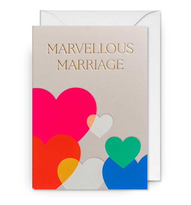 Marvellous Marriage Greeting Card
