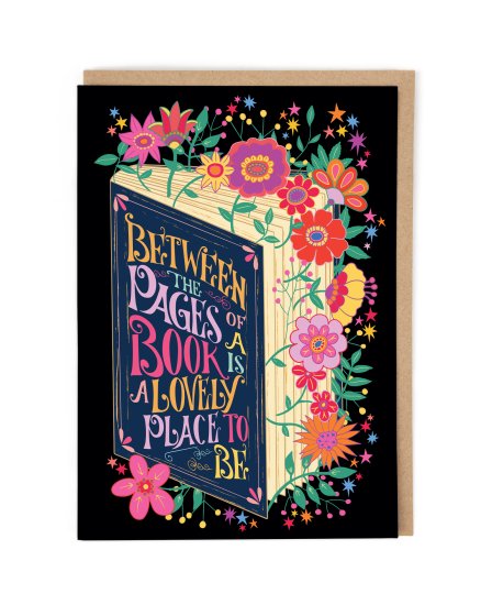 Between The Pages Greeting Card