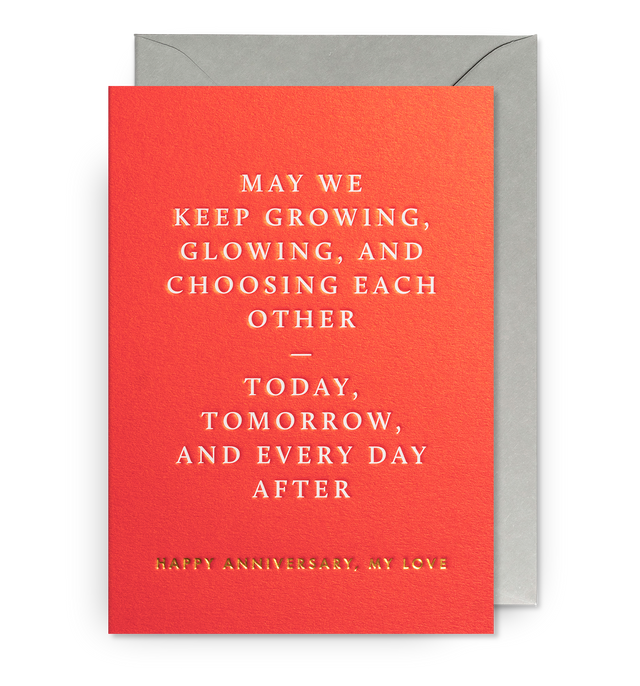 Happy Anniversary My Love Greeting Card