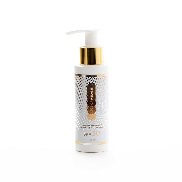 Pump Bottle Sunscreen For Melanated Skin