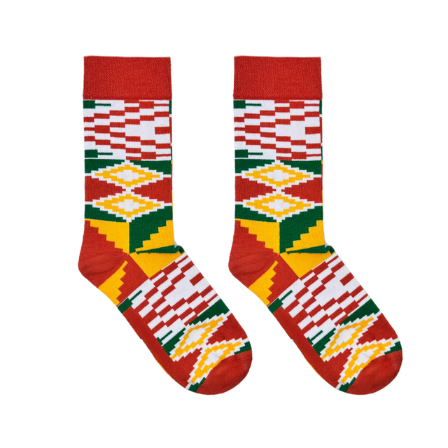 Kente Afropop Socks