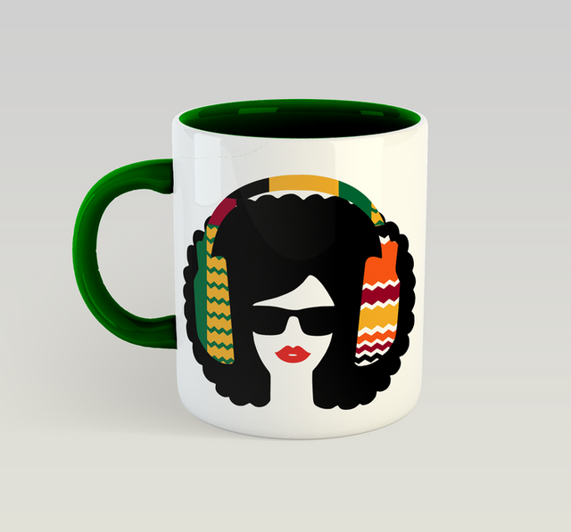 Afro Lips Mug