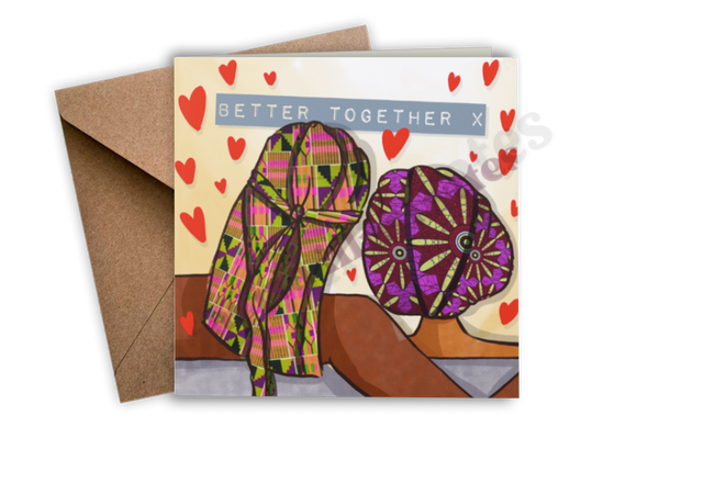 Better Together Greeting Card