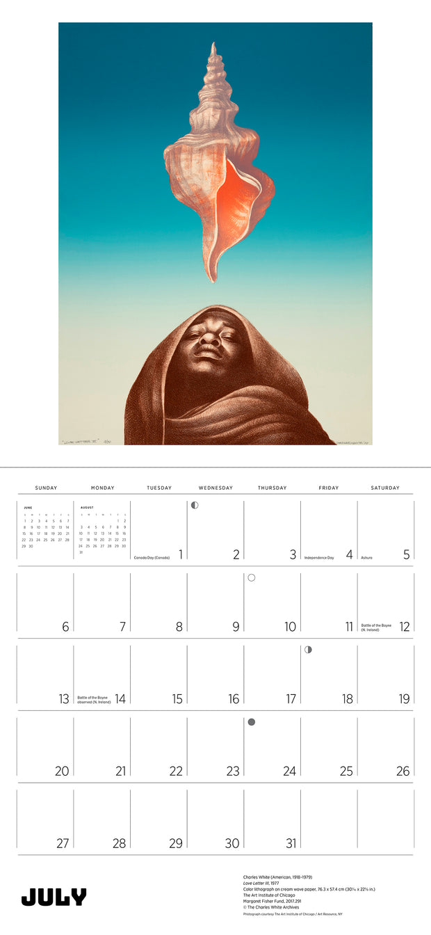 African American Art 2025 Calendar