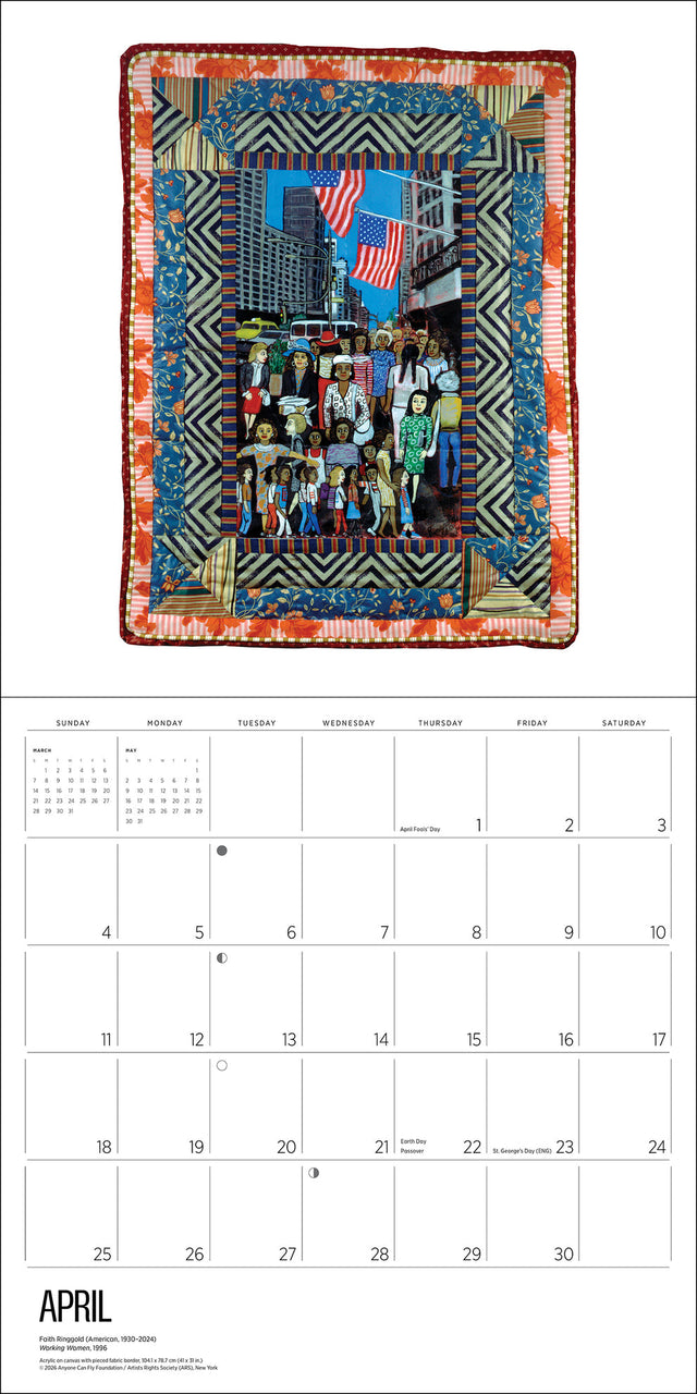 Faith Ringgold Wall Calendar 2027