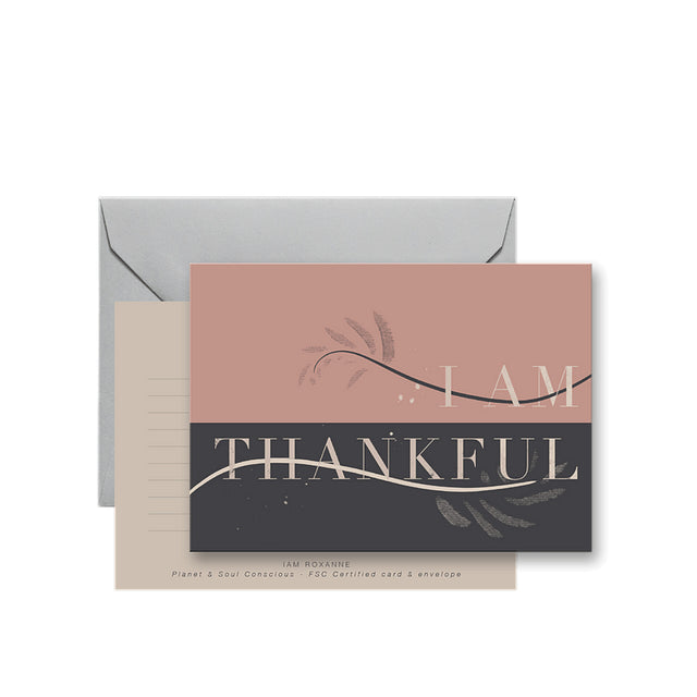 I Am Thankful Card