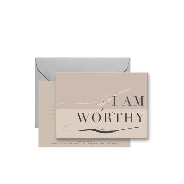 I Am Worthy Card