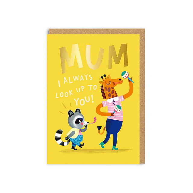 Mum Giraffe Card