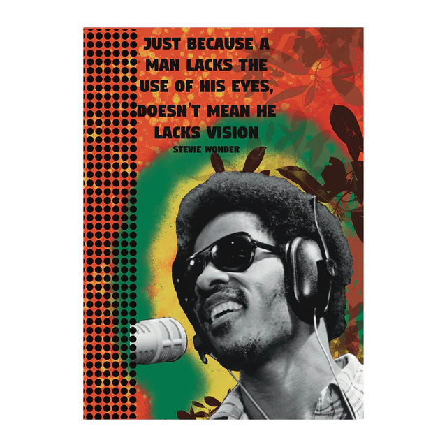 Stevie Wonder Card