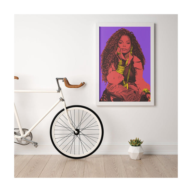 Janet Jackson Pop Art Print