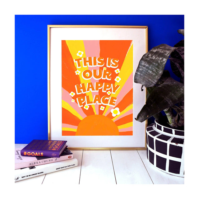 Happy Place Art Print