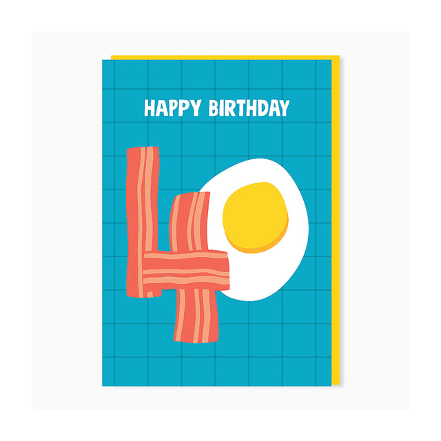The Caff 40th Birthday Card