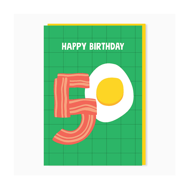 The Caff 50th Birthday Card